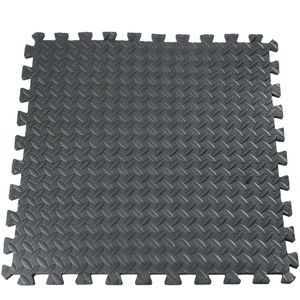 61x61 cm Hoge Dichtheid EVA Foam Floor Grijpende Tegel Mat Duurzaam Tonen Floor Gym Oefening Speelkamer Yoga Mat zwart