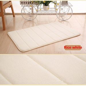 1 Pc Thuis Coral Fleece Badmat Absorberend Antislip Memory Foam Badmatten Tapijten Badkamer Tapijten Douche Schuim tapijt Zachte Vloer Tapijt