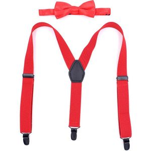 65cm Children&#39;s 3 Clip Y-Type Straps Braces Girls and Boys Suspender Bow Tie Suit Unisex Jockstrap Multicolor Mens Suspenders
