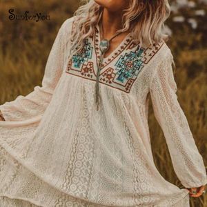 Borduren Kant Beach Cover Up Pareo Vestidos Badpak Cover Ups Playa Pareo Tunieken Voor Strand Vrouwen Strand Jurk