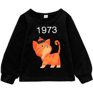 3-24M Baby Jongens Sweatshirts Herfst Baby Cartoon Kat Blouse Tops Winter Lange Mouw shirts Kinderen kleding kleding
