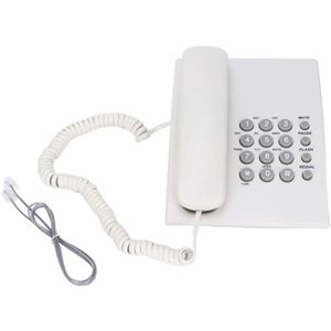 Bedrade Vaste Telefoon Volledige Handen Gratis 3 Fast Dial Verstelbare Ringer Volume Desktop Snoer Vaste Telefoon Voor Home Hotel Office