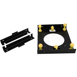 3.5 Inch Harde Schijf Schokdemper Beugel Met Schroeven Voor Pc Case 3.5 Hdd Naar 5.25 Dvd Rom Bay adapter