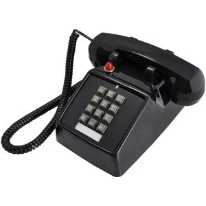 Zwarte Antieke Telefoon Vaste Retro Thuis Telefoons Oude Mode Keramische Vaste Telefoon Vintage Telefoons Voor Thuis Office Decor
