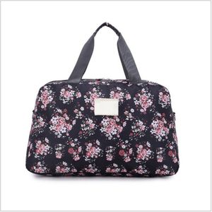 Vrouwen Lady Grote Capaciteit Bloemen Duffel Bakken Sport Tas Multifunctionele Draagbare Sport Reisbagage Gym Fitness Tas