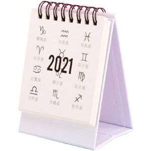 Twaalf Constellation Serie Mini Kalender Diy Draagbare Bureau Kalenders Dagelijkse Schema Planner