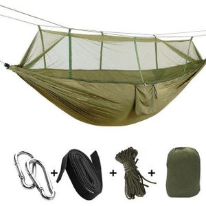 Dubbele Hangmat Outdoor Draagbare Ultralight Tent Met Klamboe Luie Stoel Camping Tent Parachute Hangmat