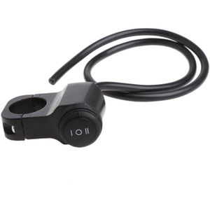 22mm 12 V 10A Motorfiets CNC Fog Remlicht Stuur Koplamp Op Uit Schakelaar