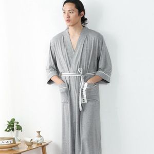 Mannen Badjas Kimono Japanse Badjas Bamboevezel Lange Pyjama Bruid Badjassen voor Bruidsmeisjes Zachte Badjas Nachtkleding Nachtkleding