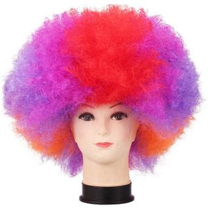 Volwassen Kids Party Clown Hoofddeksels Krullend Circus Fancy Dress Haar Pruiken Explosie Verjaardag Bruiloft Prestaties Rekwisieten Levert