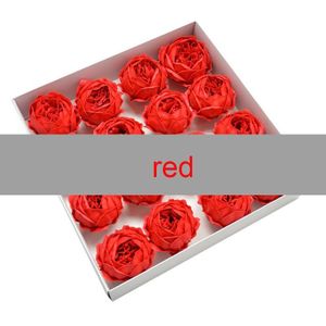 16 Stks/doos 8 Cm Zeep Pioen Kunstmatige Rose Bloem Hoofd Zeep Bloem Hoofd Voor Valentijnsdag Liefde Cadeau diy Bruiloft Home Decor