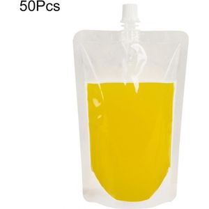 50Pcs Stand Bag Veelzijdige Uitloop Pouch Praktische Comfortabele Grip Wegwerp Stand-Up Pouch Voor Thuis