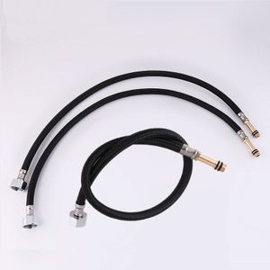 MTTUZK Zwart Flexibele Verbinding Pipes 1/2 &#39;&#39;Standard Interface Koude Tap Waterleiding Kraan Water Geweven Sanitair Slang