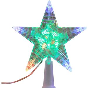 Kerstboom Topper Led Treetop Knipperende Modus Ster Licht Battery Operated Kerstboom Topper Voor Christmas Party