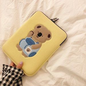 Korea Ins Leuk Meisje Koala 11 Inch Fot Ipad Platte Voeringzak 13 Inch Laptop Opbergtas