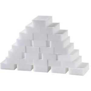 60 Stks/partij Wit Magic Sponge Eraser Multifunctionele Reiniger Melamine Spons Voor Keuken Badkamer Schoonmaken