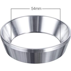 54/51/58Mm Espresso Doseren Trechter, roestvrij Staal Koffie Doseren Ring Compatibel Met 54Mm Breville Filterhouder