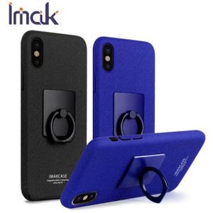 Imak Hard Frosted Matte PC Ring Houder Skin Behuizing Telefoon Case Voor iPhone 6s X 8 7 6 Accessoires