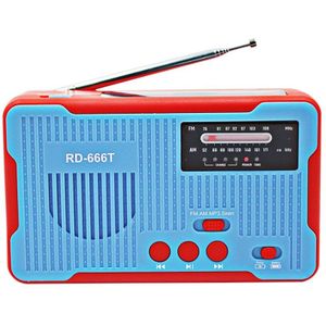 Draagbare Solar Hand Crank Radio Am/Fm Emergency Radio Met Led Zaklamp Ondersteuning Tf Card MP3 Afspelen Power Bank voor Mobiele Telefoon