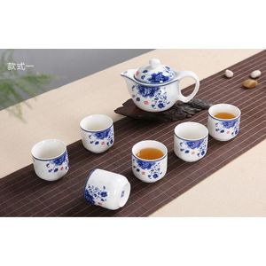 Chinese naam keramische Jingdezhen keramische thee sets Kung Fu thee woondecoratie, kerstcadeaus Chinese bruiloft levert goede