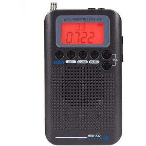 Multifunctionele Volledige Band Radio Fm/Am/Sw/Air/Vhf Receptie Draagbare Radio Jr Deals