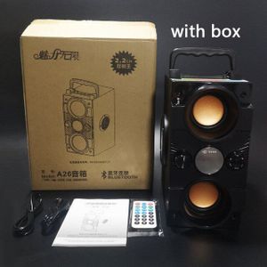 Grote Power Bluetooth Speaker 3D Stereo Music Center Outdoor Draagbare Draadloze Kolom Subwoofer Boombox Soundbar Ondersteuning Aux Tf Fm