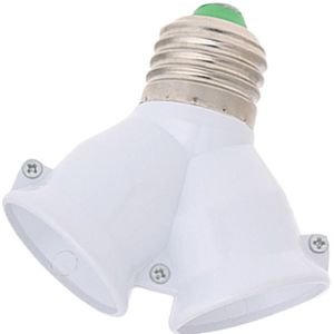 E27 Om Dubbele E27 Base Socket Extender Adapter Converter Led Lamp H15