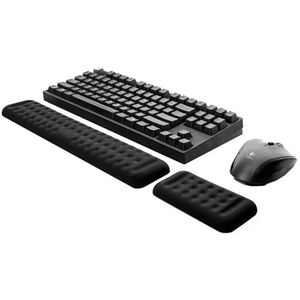 Toetsenbord en Muis Polssteun Ergonomisch Memory Foam Hand Palm Rest Ondersteuning voor Typen en Gaming Pols Pijn en reparatie