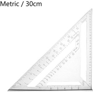 Driehoek Gradenboog Aluminium Speed Vierkante Meten Heerser Mijter Voor Framing Gebouw Timmerman Houtbewerking Meetinstrumenten