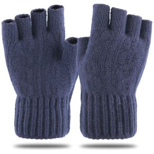 Winter Kasjmier Wol Half Vinger Handschoenen Vrouwen En Mannen Gebreide Vingerloze Handschoenen Herfst Houden Warme Wanten