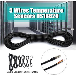 Autoleader 1-15M Water Temperatuur Temp Sensor Thermische Sonde Thermometer DS18B20 3 Draden