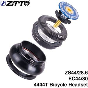 Ztto 4444T Mtb Road Fiets Headset 44Mm ZS44 Cnc 1 1/8 ""-1 1/2"" 1.5 taps Toelopende Buis Vork Interne Schroefdraad EC44 Headset