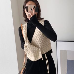 Diamant Rooster Kant Vest Losse Alle-Wedstrijd Vest Jas Vrouwelijke Koreaanse Temperament P3 1072