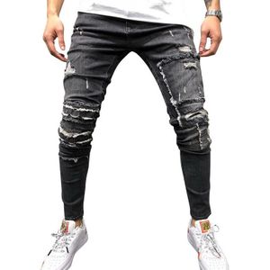 Slim Fit Strakke Gat Jeans Mannen Hombre Skinny Jeans Buttom Denim Potlood Broek Plus Size Herfst Broek mannelijke