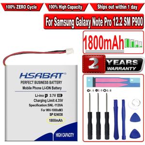 Hsabat 1800Mah Sp 624038 Batterij Voor Sony WH-1000xM3 WH-XB900N WH-CH710N