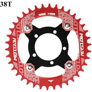 104 BCD Kettingblad Conversie-set 34T Voor Bafang BBS01/BBS02 – Aluminium, Geschikt Voor 7-11 Versnellingen