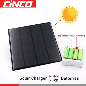 Zonnepaneel Outdoor Universal Battery Charger Dc 5V 1A 1.2V 4 Slot Aa/Aaa Oplaadbare Batterij Oplader adapter Usb Plug