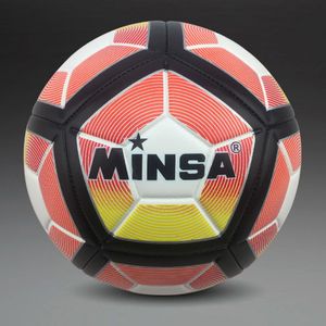 MINSA A + + Standaard Voetbal PU Voetbal Training Ballen voet bal Officiële Maat 5 voetbal