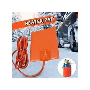110V 175W Auto Heater Siliconen Pad 130*90Mm Motorblok Hydraulische Thermostaat Legering Draad Auto Heater pad