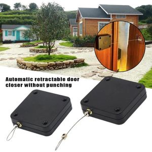 Punch-Gratis Automatische Sensor Deurdranger Automatische Intrekbare Deurdranger Schuifdeur Intrekbare Anti-Diefstal Reel Doos