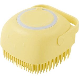 Siliconen Lichaam Borstel Douche Scrubber Met Douchegel Dispenser Functie Zachte Bad Massage Exfoliërende Reiniging