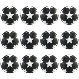 12 Pcs Tafel Voetbal Voetballen Vervanging Ballen Interessante Mini Tafelblad Voetbal Game Bal Accessoire Voor Thuis Outdoor Buiten (Wh