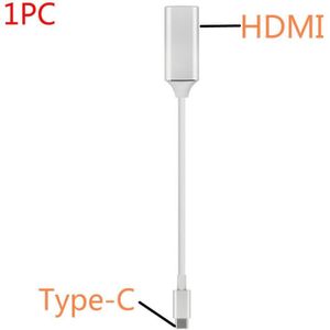 Ultra Hd 4K Usb Type C Naar Hdmi Kabel Adapter Hdtv Video Kabel Converter USB-C Naar Hdmi Kabel Adapter voor Samsung Huawei Mackbook