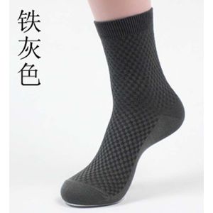 Mannen Bamboevezel Sokken Business Anti-Bacteriële Deodorant Ademende Sok