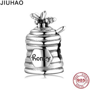 Echt 925 Sterling Zilveren Zoete Honing Met Bee Familie Kralen Fit Originele Jiuhao Charm Armbanden Fijne Sieraden Maken