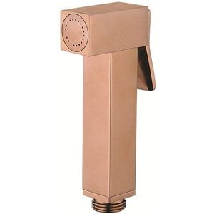 Smesiteli Draagbare Vierkante Stijl Kleine Goud Rose Polijsten Side Spray Supercharging Wc Douchekop
