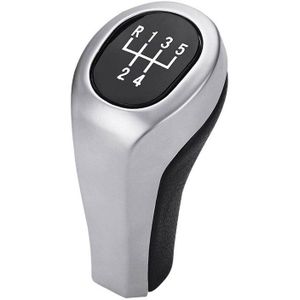 Zwart Mat Zilver Handleiding 5 Speed Mt Gear Shifter Lever Shift Stick Knop Voor Bmw E30 E32 E36 E46 E39 e34 Z3