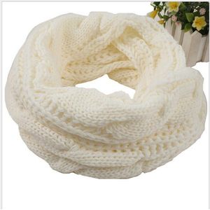 Vrouwen Ring Sjaals Wraps Winter Thermische Zachte Warme Infinity Circle Cable Knit Col Lange Sjaal Wrap
