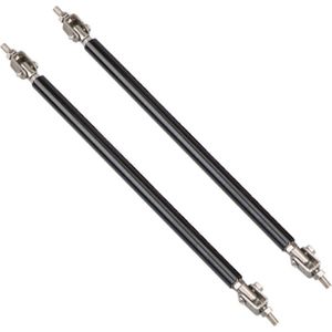 2 stuks 20cm Universele Verstelbare Auto Voorbumper Lip Splitter Staaf Ondersteuning Bar Auto Accessoires Professionele Gespaard Onderdelen