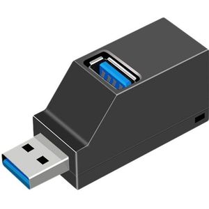 AAAJ-Mini 3-Port USB 3.0 Hub Multi-Port USB HUB Expansion Hub Splitter Adapter